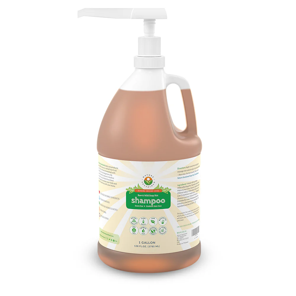 Natural Soapnut Shampoo - Organic, Raw, Probiotic, Vegan - 9 fl oz - Image 10