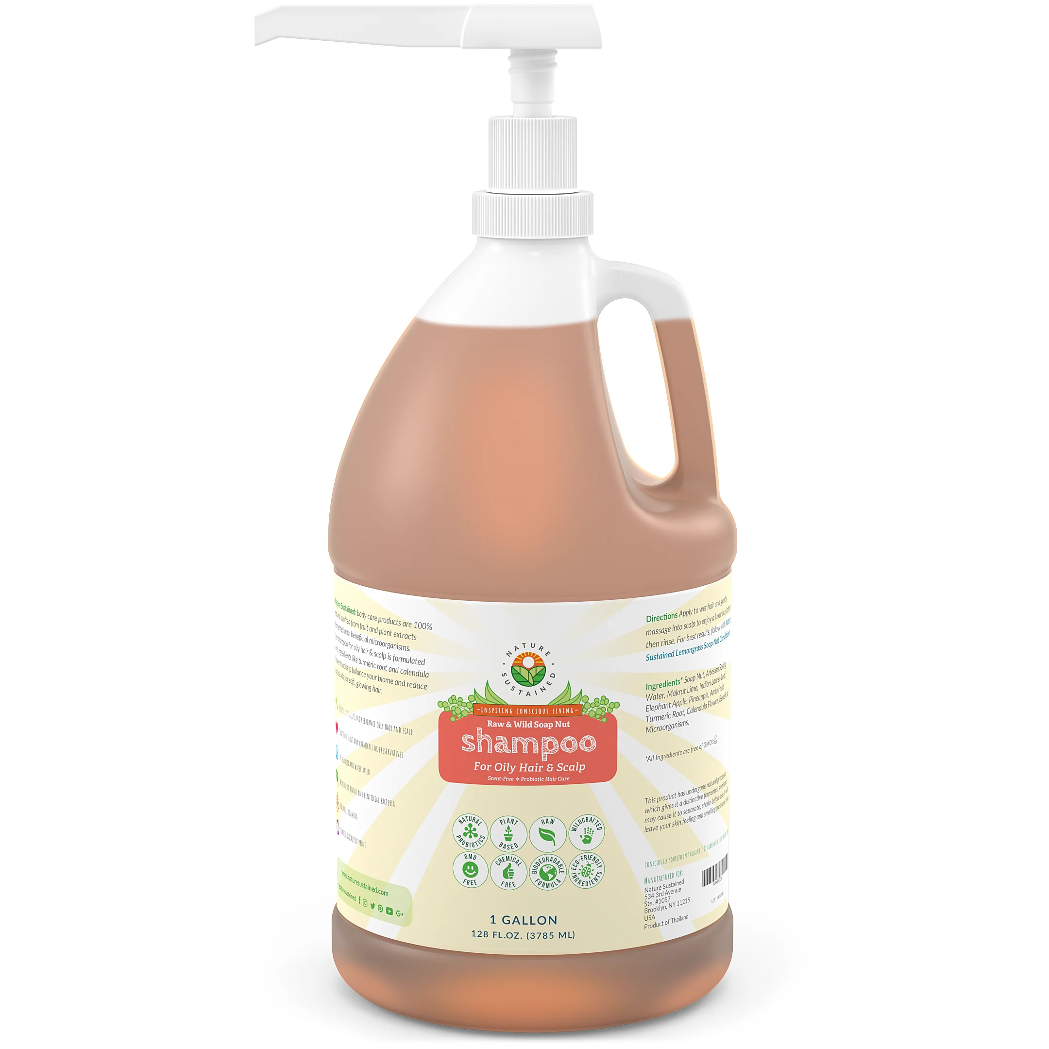 Natural Soapnut Shampoo - Organic, Raw, Probiotic, Vegan - 9 fl oz - Image 12