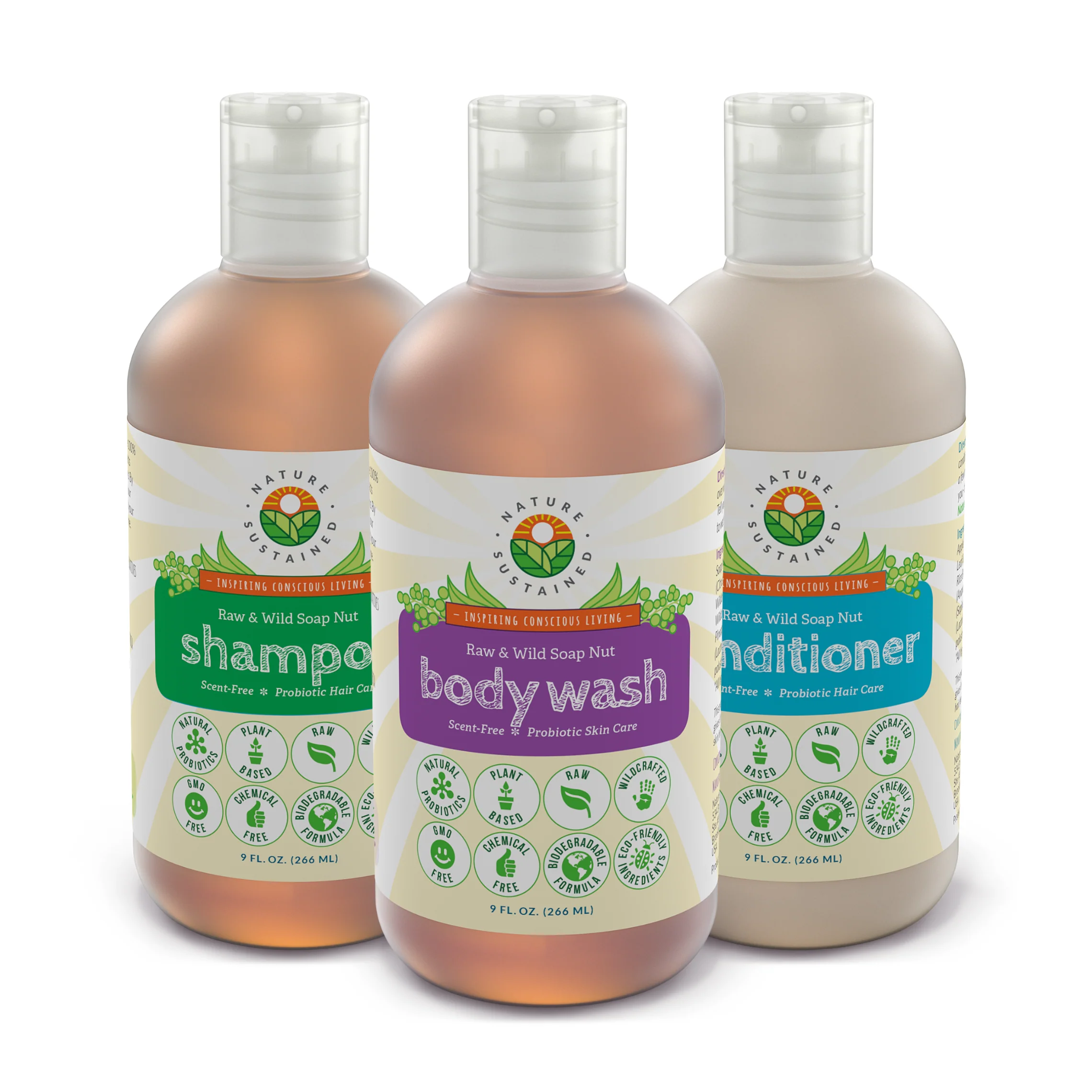 Nature Sustained Shampoo, Conditioner & Body Wash Bundles - Image 13
